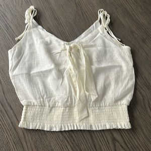 Lush Cream Spaghetti Strap Tank NWOT Size S